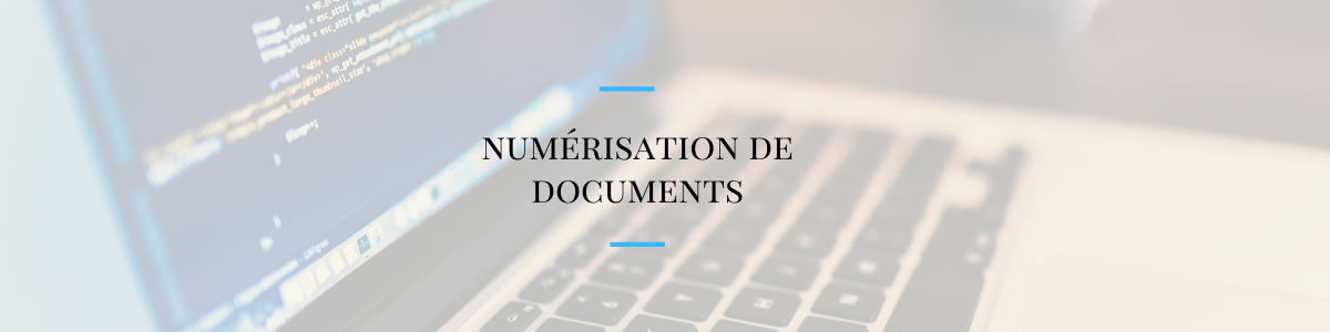 numérisation de documents