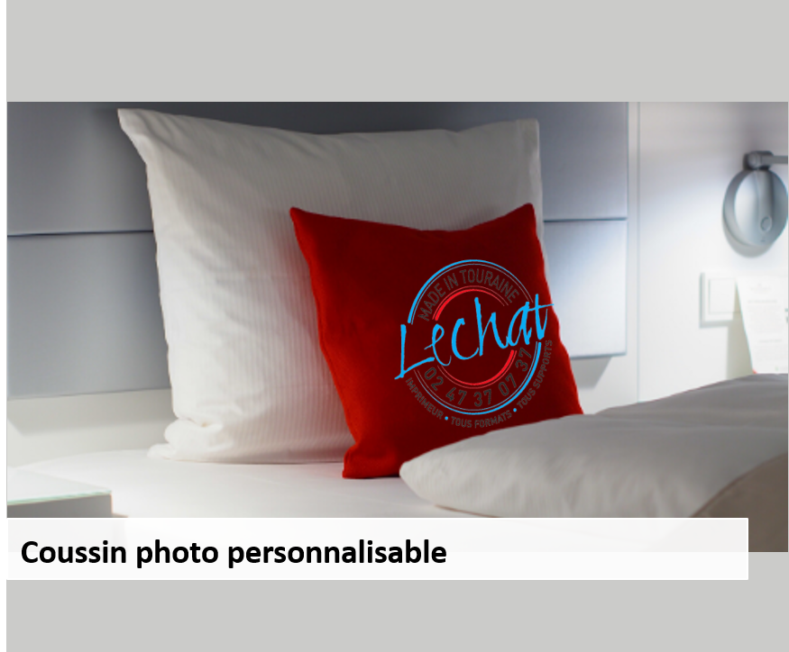 coussin photo
